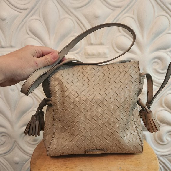 Fossil Handbags - Fossil Rayna Drawstring Crossbody Greystone. NWT.
